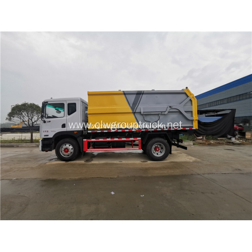 Hydraulic lifter container garbage truck